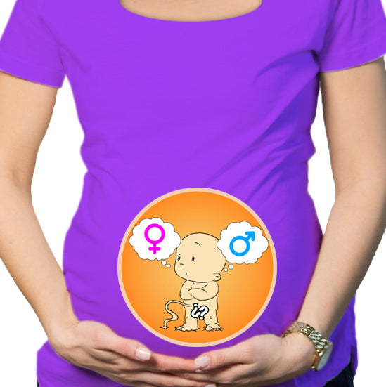 #121.- Polera Embarazada seré niño o niña??