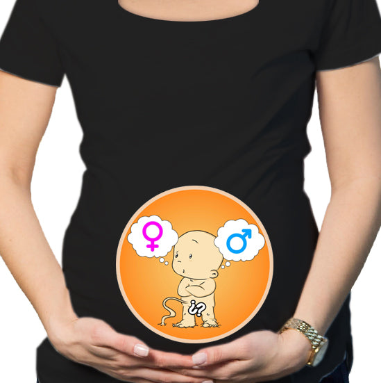 #121.- Polera Embarazada seré niño o niña??
