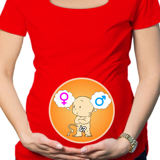 #121.- Polera Embarazada seré niño o niña??