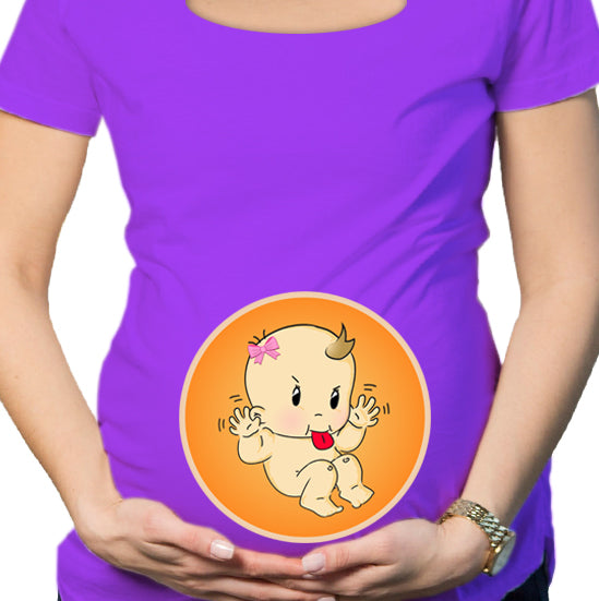 #032.- Polera Embarazada Burla niña