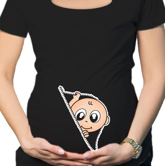 Polera Embarazada Cierre Niño