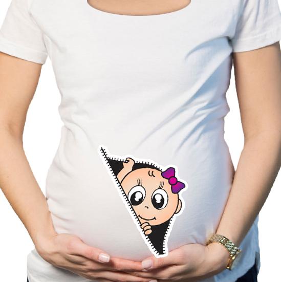 #041.- Polera Embarazada Cierre Niña
