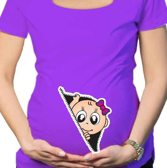#041.- Polera Embarazada Cierre Niña