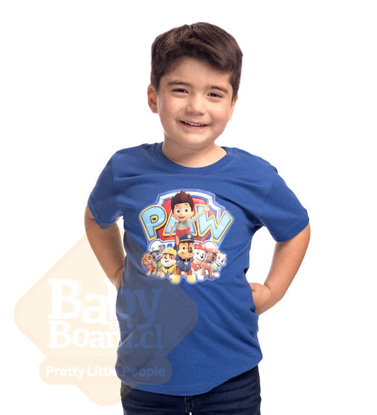 Polera Paw Patrol Azul