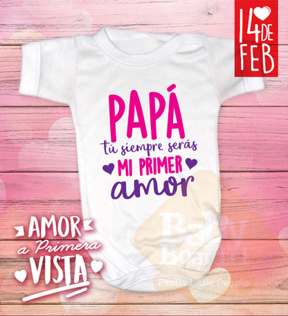 Body Bebé Papá eres mi primer amor