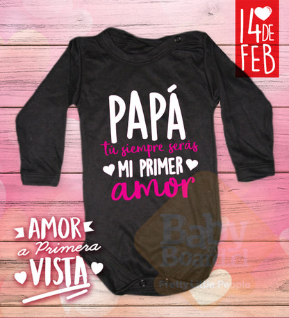 Body Bebé Papá eres mi primer amor