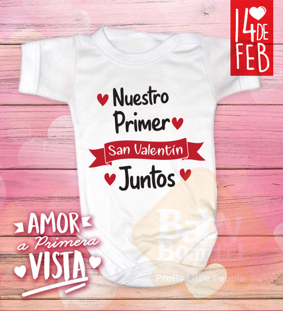 Body Bebe Nuestro 1er San Valentín Juntos