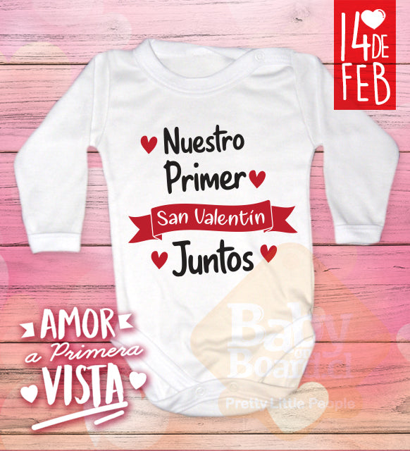 Body Bebe Nuestro 1er San Valentín Juntos