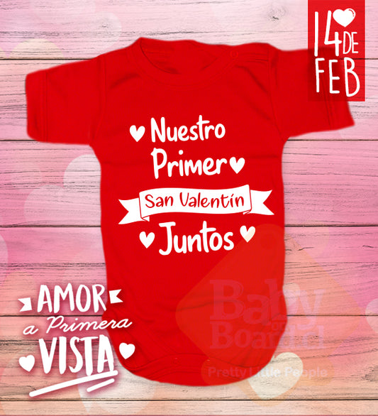 Body Bebe Nuestro 1er San Valentín Juntos