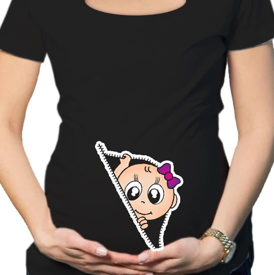 Polera Embarazada Cierre Niña